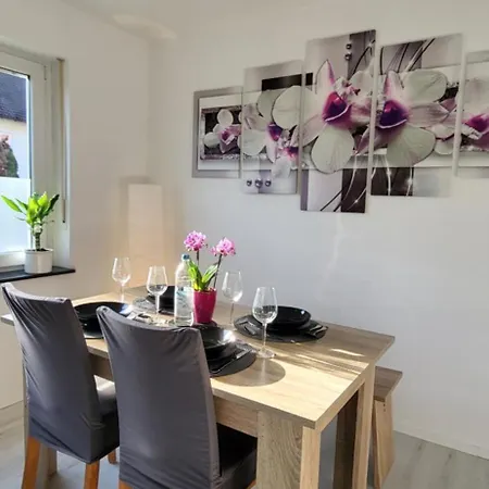 Apartmán Gemuetliche Ferienwohnung Whole Apartment Merlion 65Sqm, Wlan Wifi, 3 Zi Rooms, Taubertal Kgh